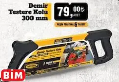 SGS DEMİR TESTERE KOLU 300 MM SGS DEMİR TESTERE KOLU 300 MM